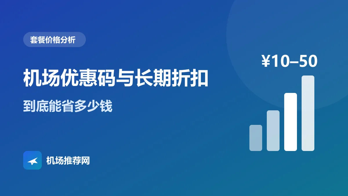 机场优惠码与长期折扣封面